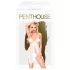 Penthouse - babydoll set - rosdetaljer - vit - L/XL