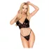 Penthouse Double Spice - bh-set i spets - svart - M/L