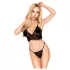 Penthouse Double Spice - bh-set i spets - svart - M/L