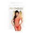 Penthouse - öppen body - nätcatsuit - röd - XL