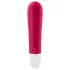 Satisfyer - vibrator kulformad - uppladdningsbar, vattentät - röd