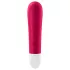 Satisfyer - vibrator kulformad - uppladdningsbar, vattentät - röd