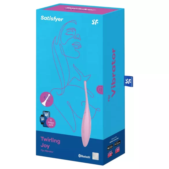 Satisfyer Twirling Joy - Appstyrd klitorisstimulator (rosa)