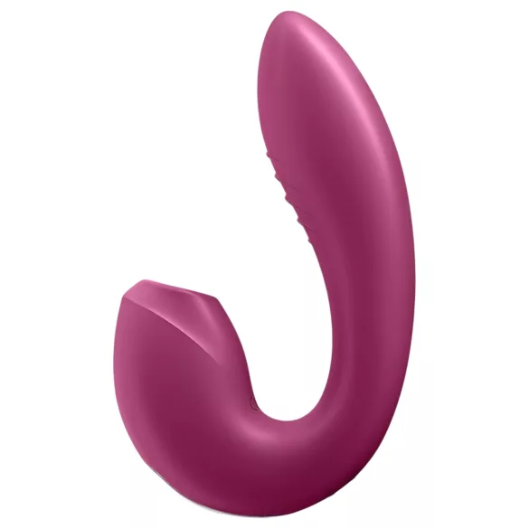 Satisfyer Sunray - uppladdningsbar 2‑i‑1 lufttrycksvibrator (röd)