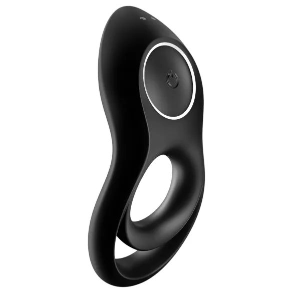 Satisfyer Legendary Duo - penisring med vibration - uppladdningsbar - svart