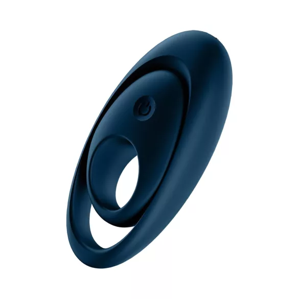 Satisfyer Glorious Duo - vibratorring för par - silikon blå