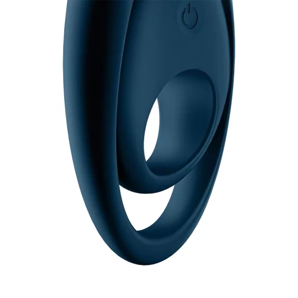 Satisfyer Glorious Duo - vibratorring för par - silikon blå