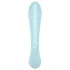 Satisfyer Triple Oh - rabbitvibrator med klitorisstimulans - uppladdningsbar blå