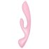 Satisfyer Triple Oh - uppladdningsbar, klitorisstimulator (rosa)