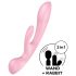 Satisfyer Triple Oh - uppladdningsbar, klitorisstimulator (rosa)