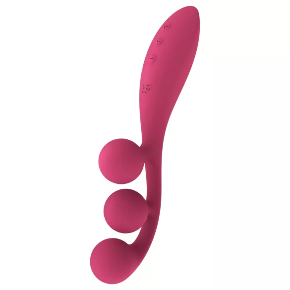 Satisfyer Tri Ball 1 - uppladdningsbar, multifunktionell vibrator (röd)
