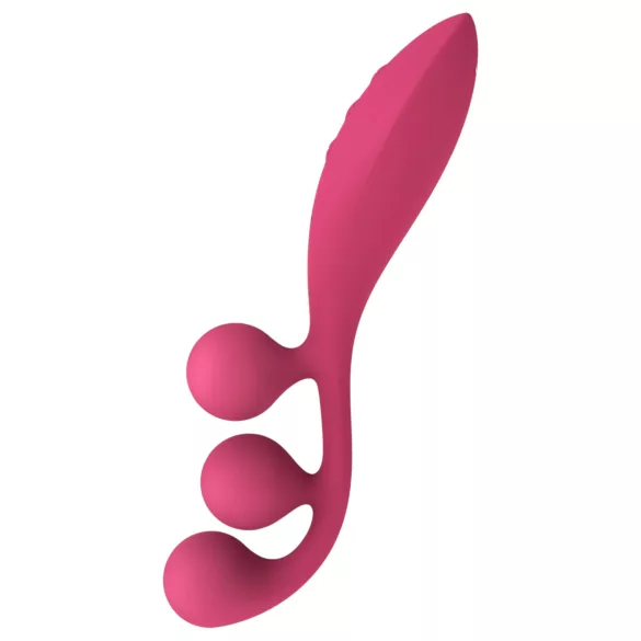 Satisfyer Tri Ball 1 - uppladdningsbar, multifunktionell vibrator (röd)