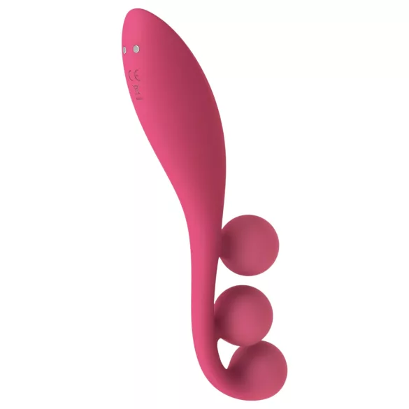 Satisfyer Tri Ball 1 - uppladdningsbar, multifunktionell vibrator (röd)