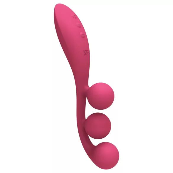 Satisfyer Tri Ball 1 - uppladdningsbar, multifunktionell vibrator (röd)
