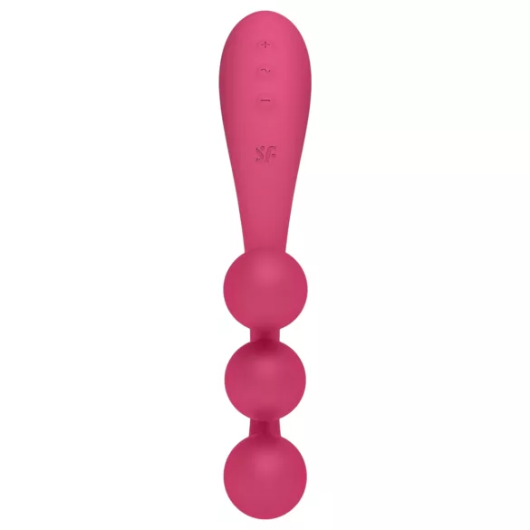 Satisfyer Tri Ball 1 - uppladdningsbar, multifunktionell vibrator (röd)