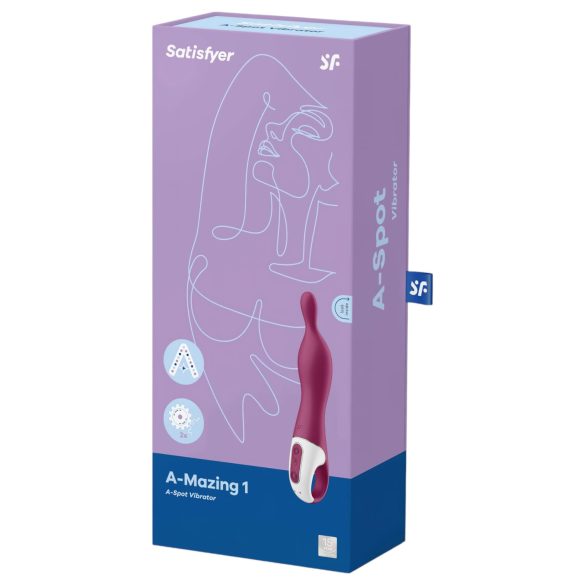 Satisfyer A-Mazing 1 - G-punktsvibrator uppladdningsbar röd