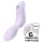 Satisfyer Curvy Trinity 2 - lufttrycksvibrator och vibrator - lila