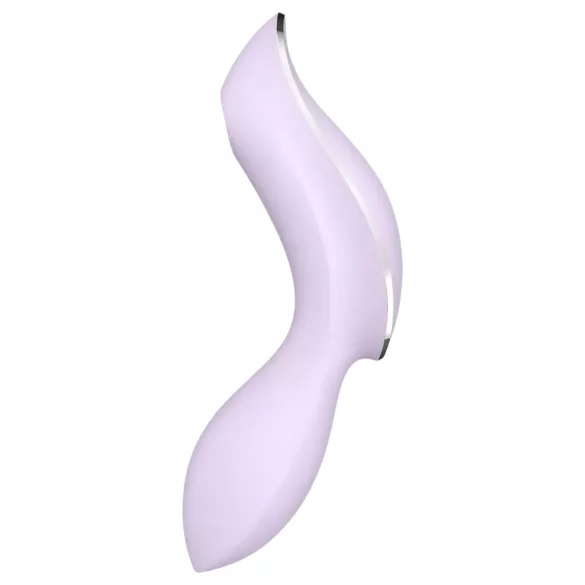 Satisfyer Curvy Trinity 2 - lufttrycksvibrator och vibrator - lila