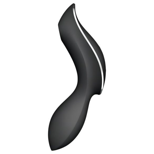 Satisfyer Curvy Trinity 2 - luftvåg 2-i-1 vibrator (svart)