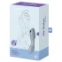 Satisfyer Curvy Trinity 3 - luftvågsvibrator och klitorisstimulator - grå
