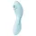 Satisfyer Curvy Trinity 5+ - App-styrd 2-i-1 vibrator (blå)