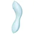 Satisfyer Curvy Trinity 5+ - App-styrd 2-i-1 vibrator (blå)