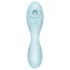 Satisfyer Curvy Trinity 5+ - App-styrd 2-i-1 vibrator (blå)