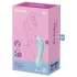 Satisfyer Curvy Trinity 5+ - App-styrd 2-i-1 vibrator (blå)