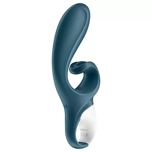 Satisfyer Hug Me - App-styrd vibrator med klitorisklämmor (blå)