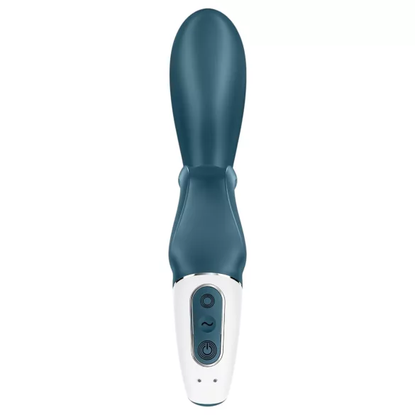 Satisfyer Hug Me - App-styrd vibrator med klitorisklämmor (blå)