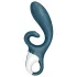 Satisfyer Hug Me - App-styrd vibrator med klitorisklämmor (blå)