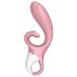 Satisfyer Hug Me - klitorisstimulator med arm - vibrator - rosa