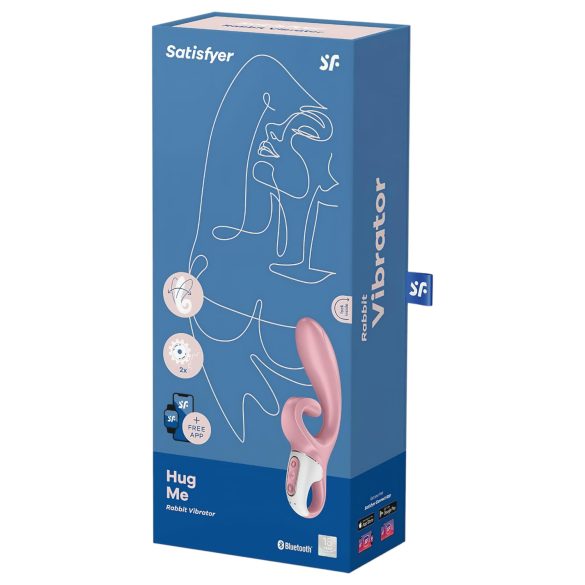 Satisfyer Hug Me - klitorisstimulator med arm - vibrator - rosa