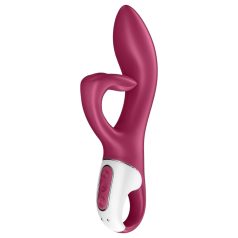   Satisfyer Embrace Me - vibrator med klitorisstimulering - uppladdningsbar - röd