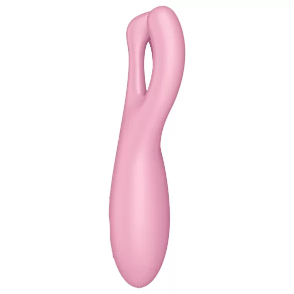 Satisfyer Threesome 4 - appstyrd klitorisstimulator (rosa)