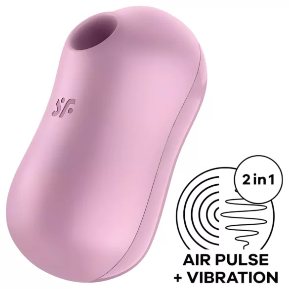 Satisfyer Cotton Candy - lufttrycksvibrator för klitoris - uppladdningsbar