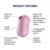 Satisfyer Cotton Candy - lufttrycksvibrator för klitoris - uppladdningsbar