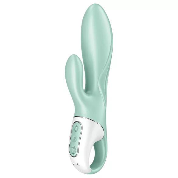Satisfyer Air Pump Bunny 5 - Appstyrd uppblåsbar vibrator (mint)