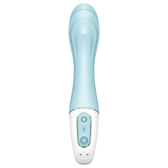 Satisfyer - lufttrycksvibrator - pumpbar smart vibrator - blå