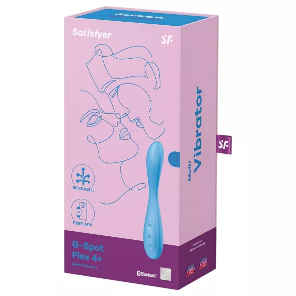 Satisfyer G-spot Flex 4 - Appstyrd G-punktvibrator (turkos)