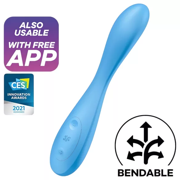 Satisfyer G-spot Flex 4 - Appstyrd G-punktvibrator (turkos)
