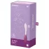 Satisfyer - G-punktsvibrator med böjbar design - uppladdningsbar - rosa/röd