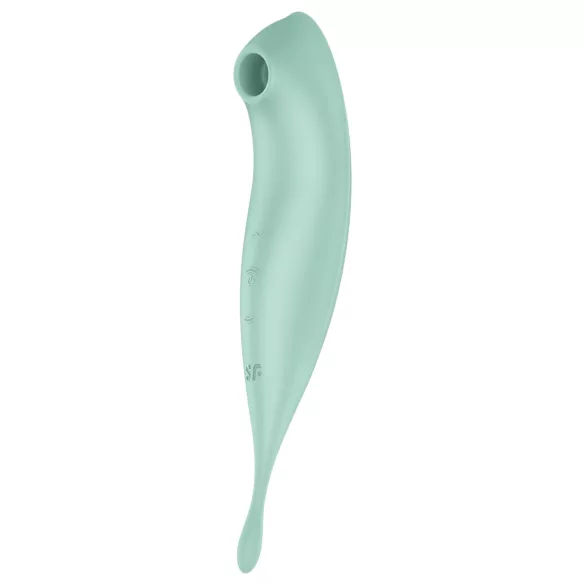 Satisfyer Twirling Pro - klitorisstimulator och vibrator - 2i1 - mintgrön