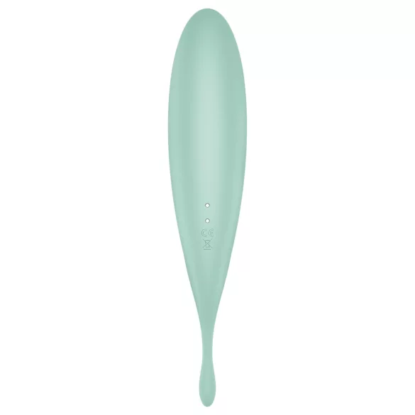 Satisfyer Twirling Pro - klitorisstimulator och vibrator - 2i1 - mintgrön