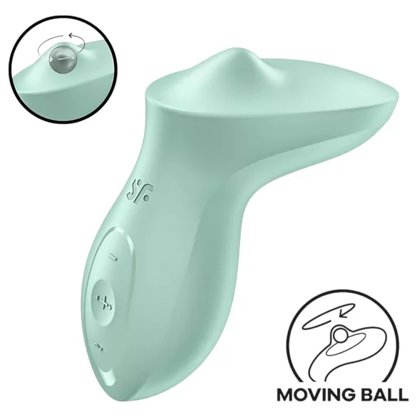 Satisfyer Exciterrr - klitorisstimulator med roterande pärlor - grön