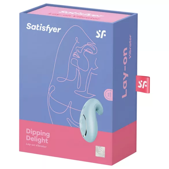 Satisfyer - klitorisvibrator uppladdningsbar - blå