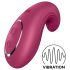 Satisfyer Dipping Delight - uppladdningsbar klitorisvibrator (röd)