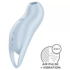   Satisfyer Pocket Pro 1 - lufttryck vibrator för klitoris - blå