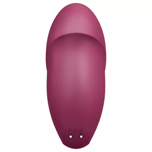 Satisfyer Tap & Climax 1 - vibrator och klitorisstimulator - 2-i-1 - röd