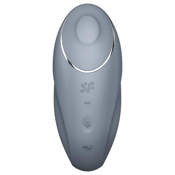 Satisfyer - 2-i-1 klitorisstimulator vibrator - grå